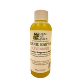 Natural Way Organics - Organic Baby Oil (Lavender) - 4 oz. (118ml)