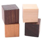 Baby Block Set - 4 Wooden Cubes