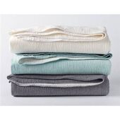Organic Blanket -  Coyuchi Cozy Cotton - Assorted Colors and Sizes - Full/Queen - 90" x 92" - Charcoal