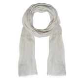 Fair Trade Scarves - Lightweight Linen - Grey