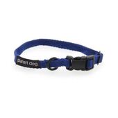 Hemp Dog Collar - Blue - Small