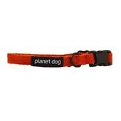 Hemp Dog Collar - Orange - Small