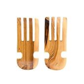 Hand Carved Olive Wood Salad Tossing Claws