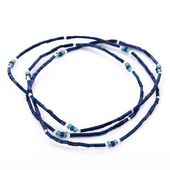 African Jewelry - Zulugrass Navy Blue