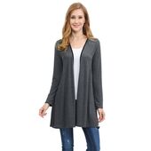 Bamboosa - Open-Front Cardigan 95% viscose from organic bamboo & 5% Lycra Made in US