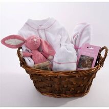 Baby Girl Gift Basketss - Pure Layette - Pink