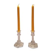 10" Natural Honey Scented 100% Pure Beeswax Taper Candles
