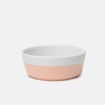 Ceramic Dog Bowl - Rose, Medium