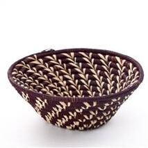Hand Woven African Grass Baskets - Exact Brown