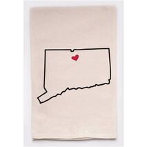 Housewarming Gifts - Tea Towels by State - Choose Your State! - Connecticut