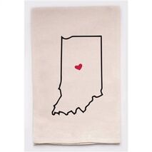 Housewarming Gifts - Tea Towels by State - Choose Your State! - Indiana