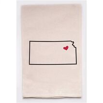 Housewarming Gifts - Tea Towels by State - Choose Your State! - Kansas
