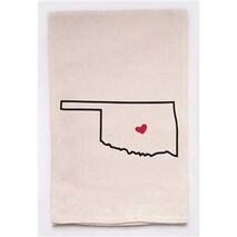 Housewarming Gifts - Tea Towels by State - Choose Your State! - Oklahoma