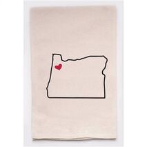 Housewarming Gifts - Tea Towels by State - Choose Your State! - Oregon