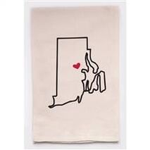 Kitchen Towels by State - Rhode Island