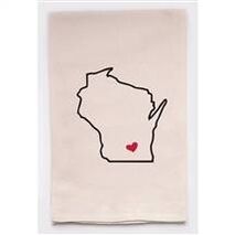 Kitchen Towels by State - Wisconsin
