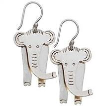 Fun Elephant Earrings For Tweens