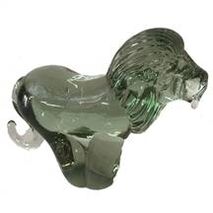 Just Cause Gifts - Lion Figurines - Handblown Glass Lion