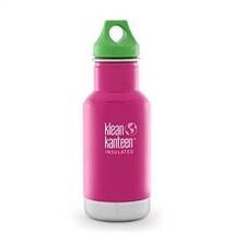 Insulated Water Bottle With Loop Top - 12 ounce - Pink