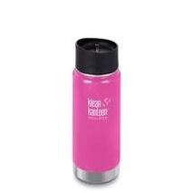 Insulated Travel Mugs W/ Cafe Cap - Pink 16oz