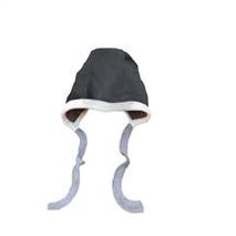Organic Baby Bonnets - Charcoal - 12-18 Months