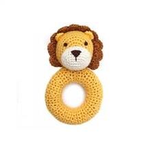 Organic Baby Toys - Lion Rattle
