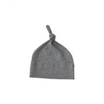 Organic Jersey Knotted Hat - Gray - 0-3 Months
