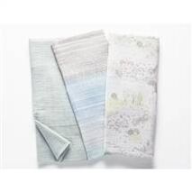 Organic Muslin Swaddle Blankets - Sold Individually or as Sets - Hedgehog