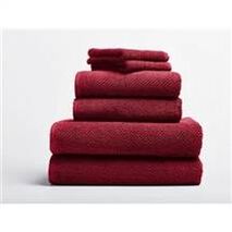 Organic Towels Set - Wine - Oversized Hand Towel - $18