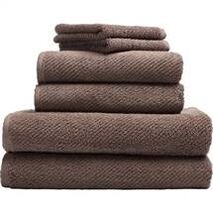 Organic Towels Set - Truffle - Oversized Hand Towel