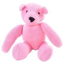 Pink Teddy Bear Organic - Paige