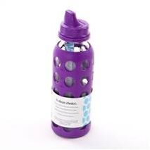 Purple Glass Sippy Cup