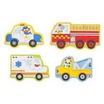 Puzzles for Toddlers - Rescue Vehicles