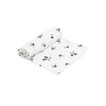 Organic Swaddle Blanket - Panda Print