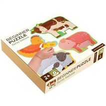 Wooden Puzzles for Toddlers - Farm Babies