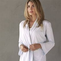 Women's Organic Jersey Robe - Coyuchi Verbena