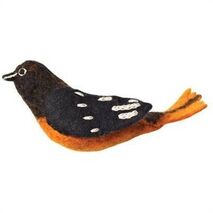 Fair Trade Ornament - Felted Bird Decoration - Oriole