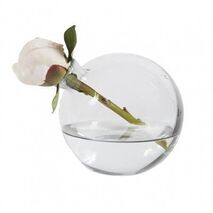 Recycled Glass Bud Vase - Clear