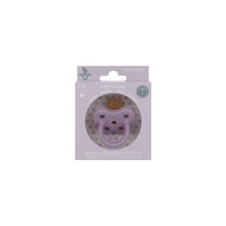 Natural Rubber Pacifier - Orthodontic, Lavender, 3-36m