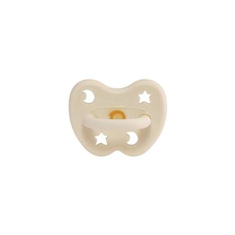 Natural Rubber Pacifier - Round, Milky White, 0-3m