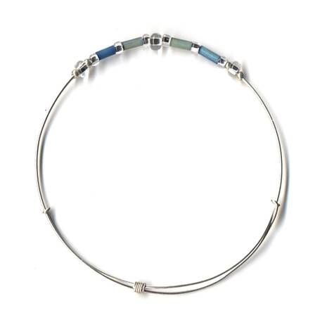 Fair Trade Jewelry - Leakey Celebration Bracelet - March (Turquoise)