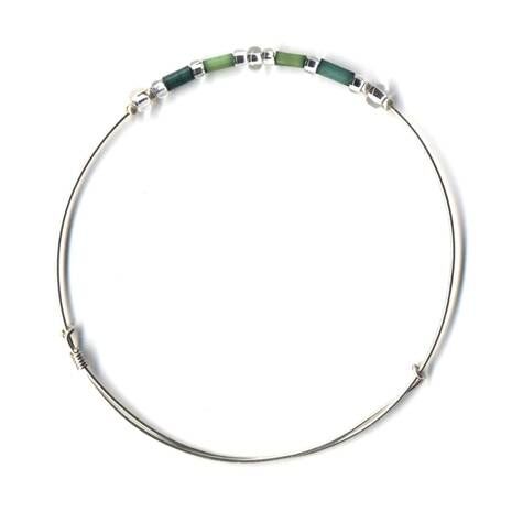 Fair Trade Jewelry - Leakey Celebration Bracelet - May (Green)