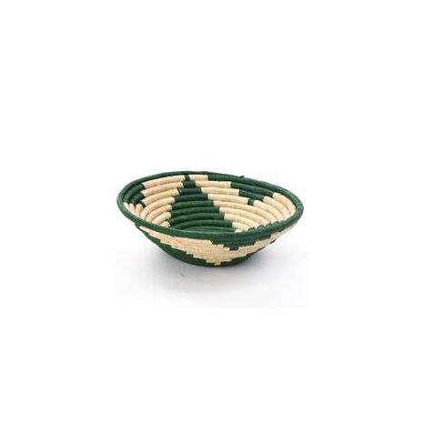 Hand Woven African Grass Baskets - Exact Green