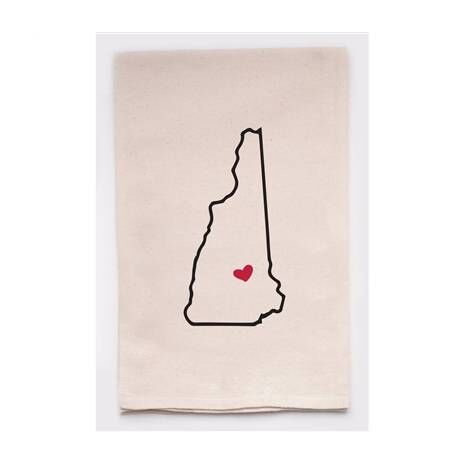 Housewarming Gifts - Tea Towels by State - Choose Your State! - New Hampshire
