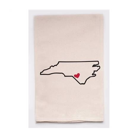 Housewarming Gifts - Tea Towels by State - Choose Your State! - North Carolina