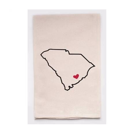 Housewarming Gifts - Tea Towels by State - Choose Your State! - South Carolina
