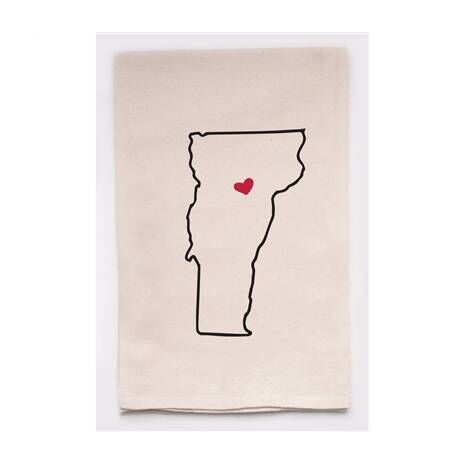 Housewarming Gifts - Tea Towels by State - Choose Your State! - Vermont