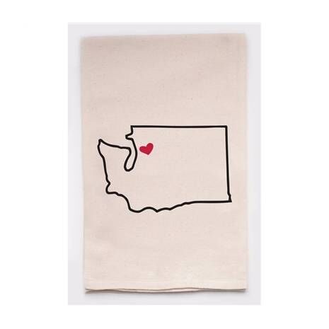 Housewarming Gifts - Tea Towels by State - Choose Your State! - Washington