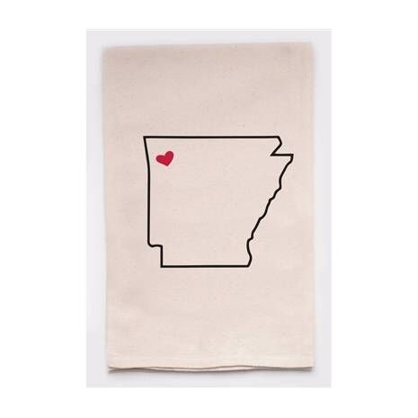 Housewarming Gifts - Tea Towels by State - Choose Your State! - Arkansas