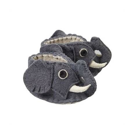Elephant Baby Booties - Fair Trade